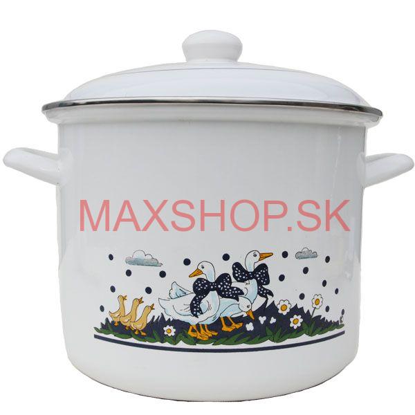 Smaltovaný hrniec 6 L Kačička