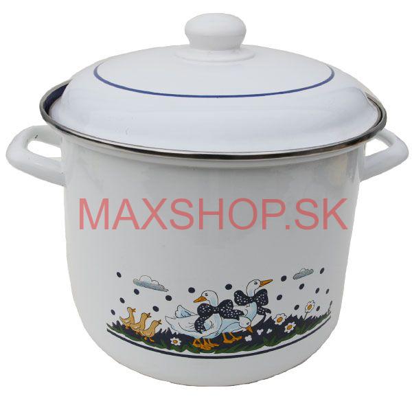 Smaltovaný hrniec 6 L Kačička