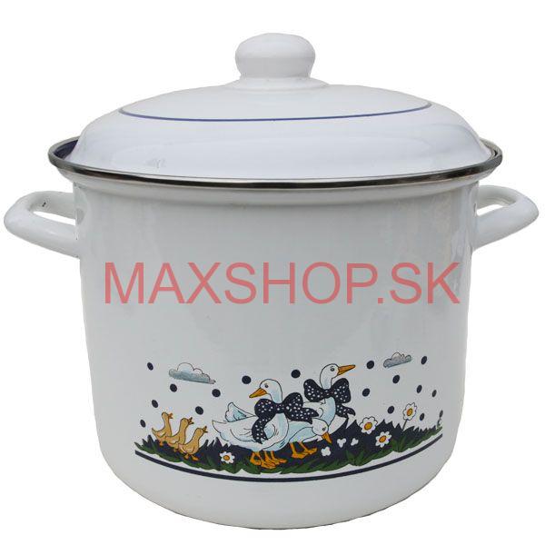 Smaltovaný hrniec 6 L Kačička