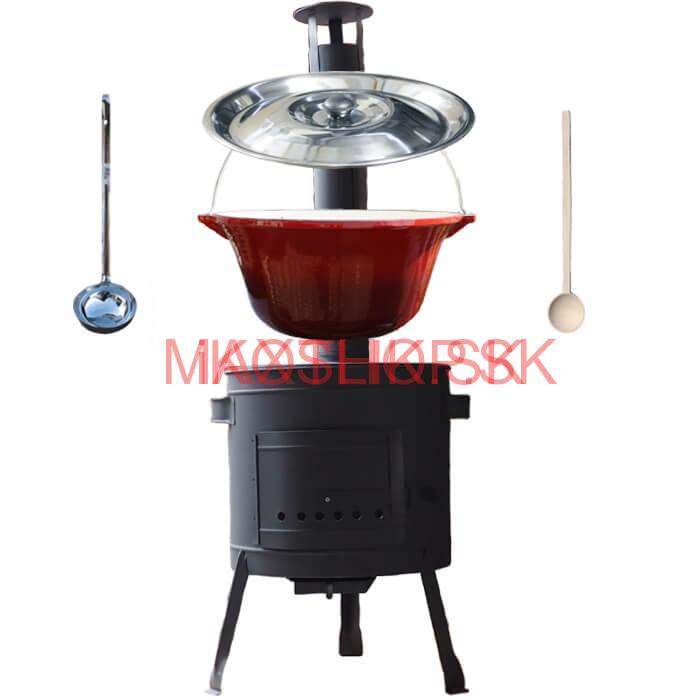 Liatinový kotlík so smaltovanou úpravou 16 L + nízka kotlina 36 PLUS 600