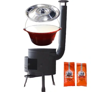 Liatinový kotlík so smaltovanou úpravou 22 L + nízka kotlina 42 PLUS 600 + paprikové korenie na guláš - MIX 100 g