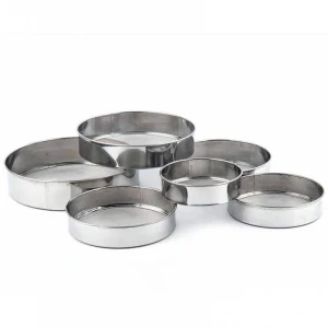 Súprava kovových sít na múku – 6 kusov