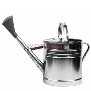 Pozinkovaná krhlica s ružicou 12 l (plechová)