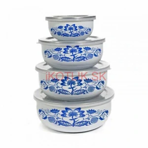 8-dielna sada smaltovaných misiek BELLY ONION