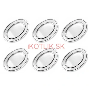 Nerezové podnosy pre catering – set 6 ks (45,5cm) - Servíruj s istotou a štýlom