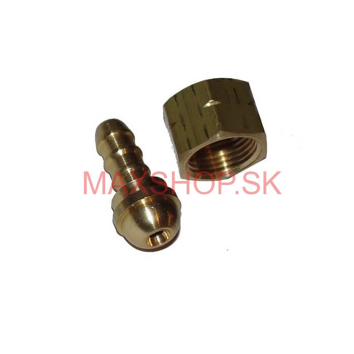 Nátrubok s maticou G3 / 8 "LH kužeľ