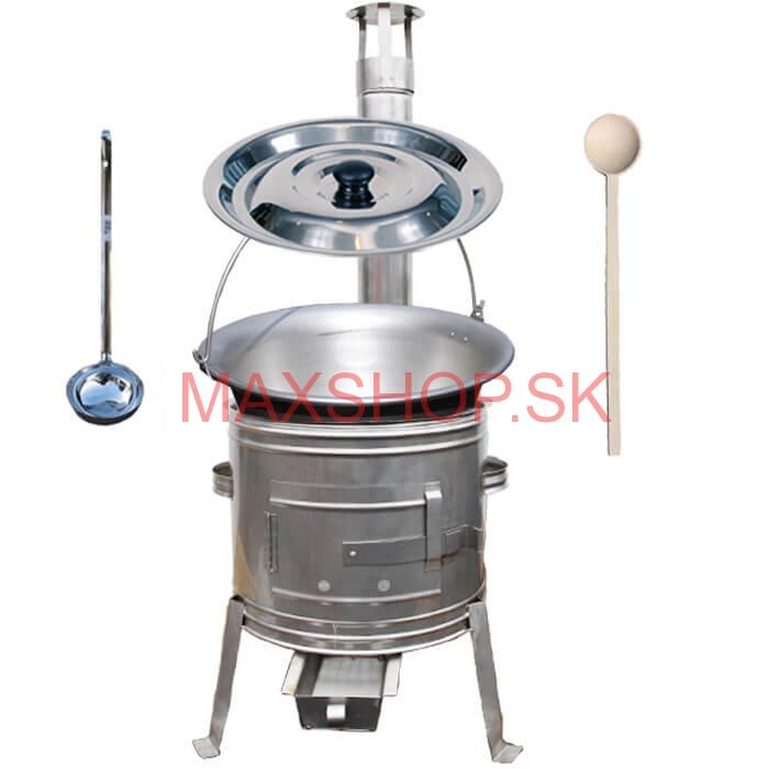 Kotlíkový set 31 cm TOPLUX + nerezový kotlík (1,5 mm) 10 L