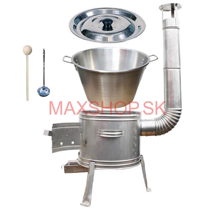 Nerezový kotol 40 L + nerezová kotlina 45 cm TOPLUX