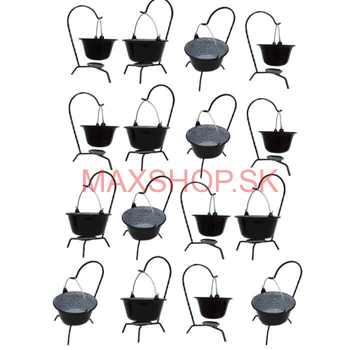 Servírovacia súprava SMALT BLACK 16 ks