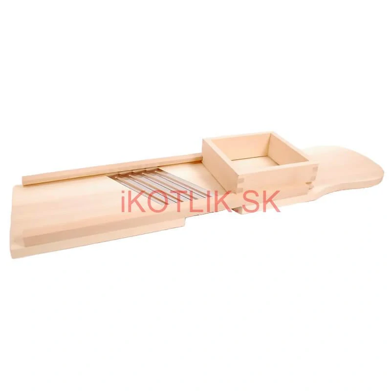 Ručný drevený krájač kapusty 4 nože 93 x 23,5 cm (obrovský)