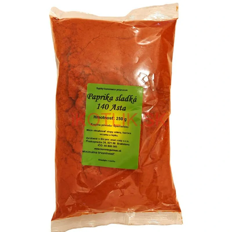 Paprika sladká 140 ASTA 250 g