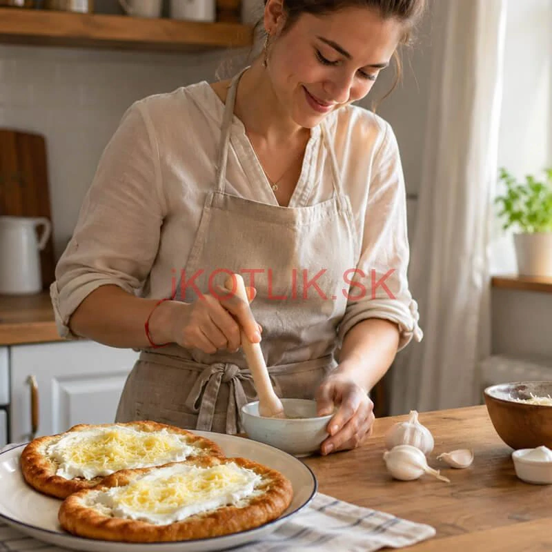 Drevený drvič na cesnak a bylinky 22 cm