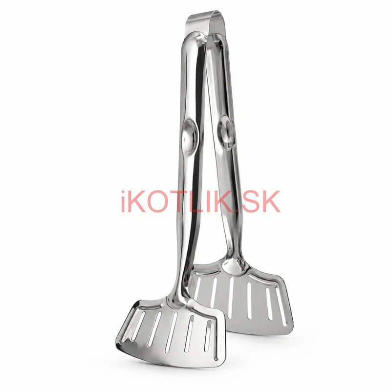 Nerezové kliešte na rybu — kuchynská naberačka 2 v 1, 28 cm