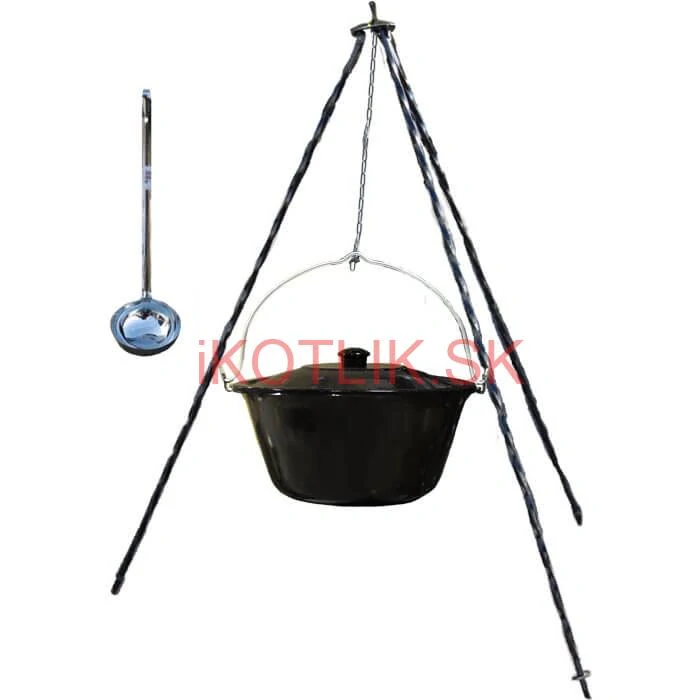 Smaltovaný kotlík 20 L+ pokrievka + stojan