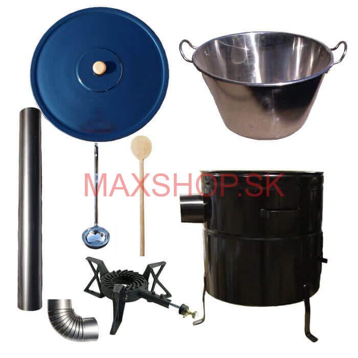 Zabíjačková súprava + nerezový kotol 70 L + horák KEMPER