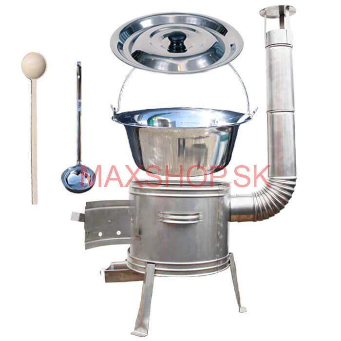 Kotlíkový set 31 cm TOPLUX + antikorový kotlík 10 L