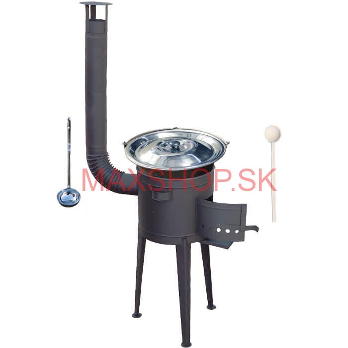 Kotlíkový gulášový set 36 PLUS 600 + hrubostenný nerezový kotlík 15 L (1,5 mm)