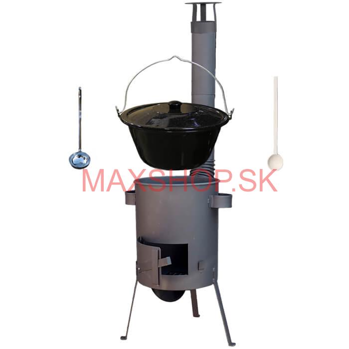 Smaltovaný kotlík 20 L + žiaruvzdorná kotlina 42 PLUS 600 4 MM