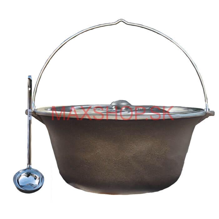 Liatinový kotlík 10,8 L + antikorová pokrievka