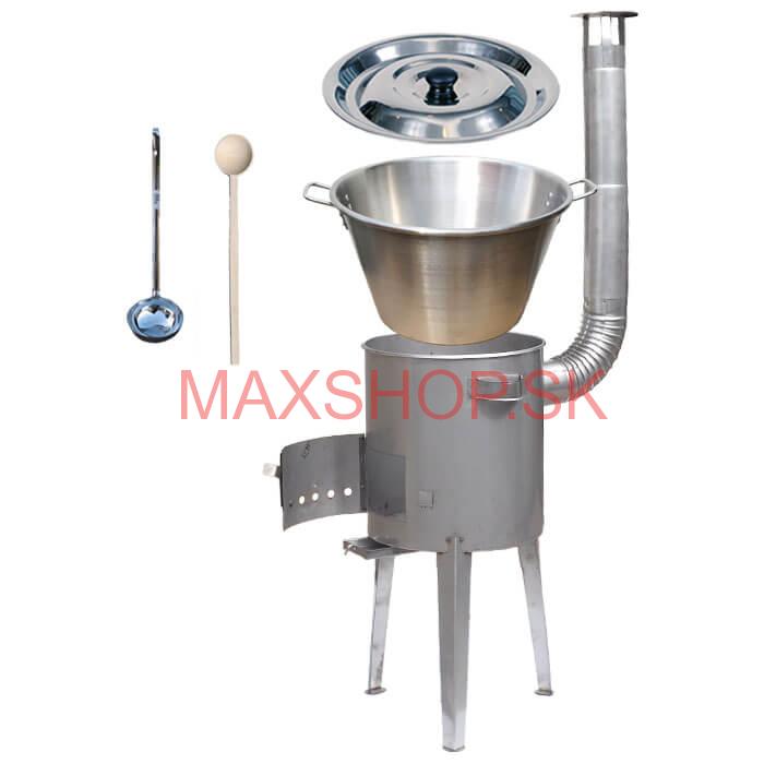 Nerezový kotol 40 L (1,2 mm) + nerezová kotlina 45 cm LUXUS