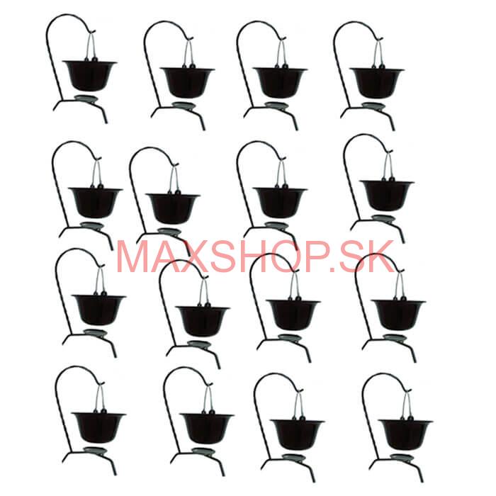 Servírovacia súprava SMALT BLACK 16 ks