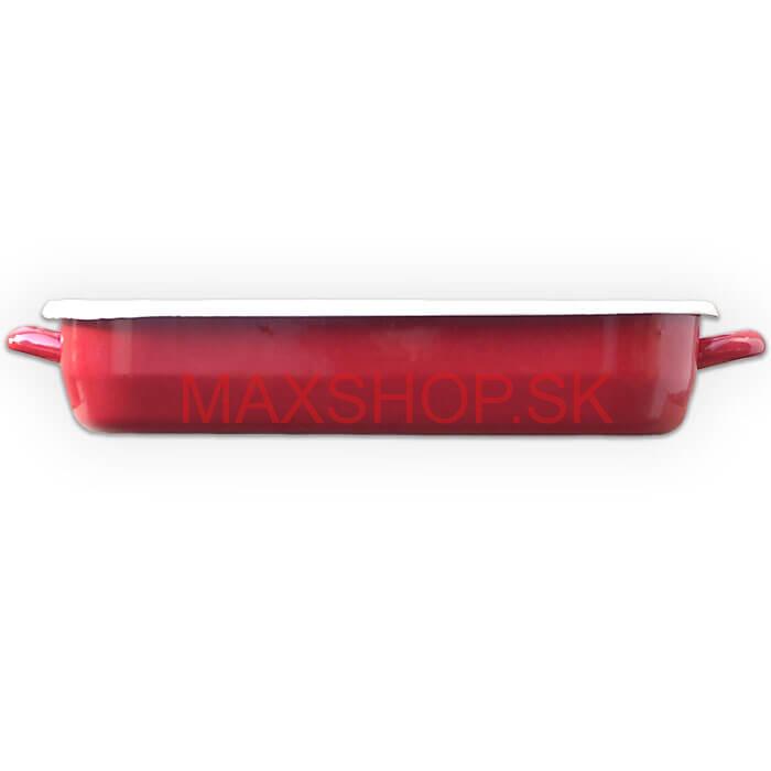Smaltovaný pekáč 40 x 21,5 cm ČERVENÝ
