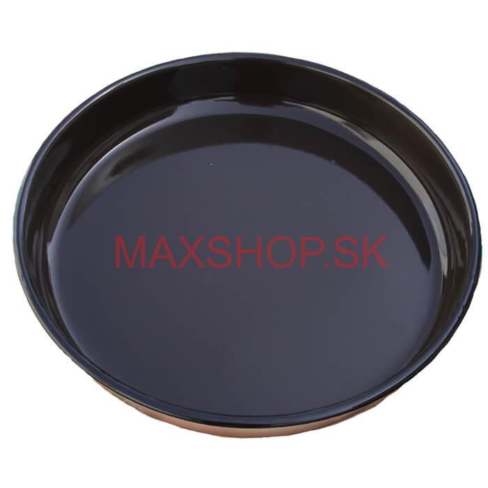 Smaltovaný okrúhly pekáč 34 cm, výška 6 cm