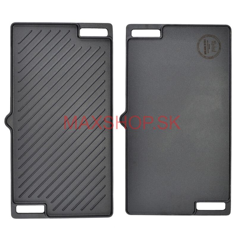 Liatinová grilovacia platňa 45 x 25 cm