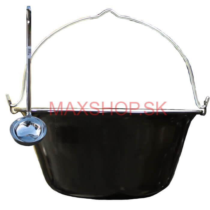 Smaltovaný kotlík 40 L + antikórová naberačka