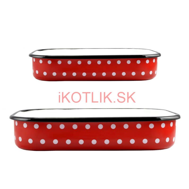 Smaltovane pekáče DECOR 2 ks