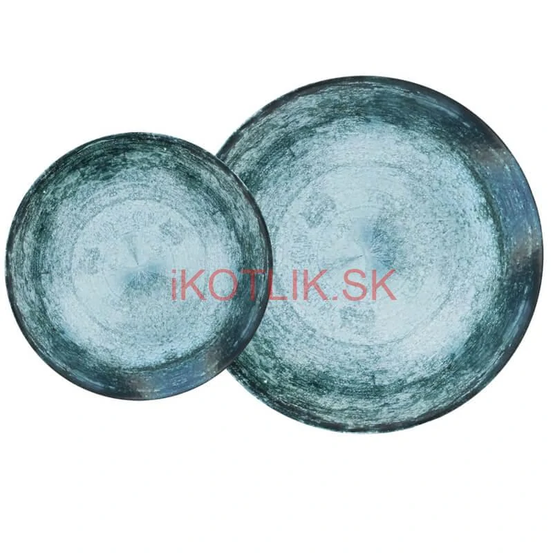 Súprava keramických tanierov 18 ks BLUE
