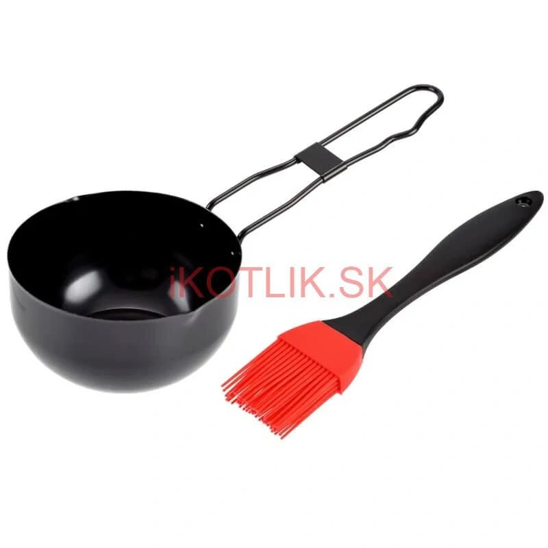 Nádoba na marinovanie + silikónová maslovačka (štetec)
