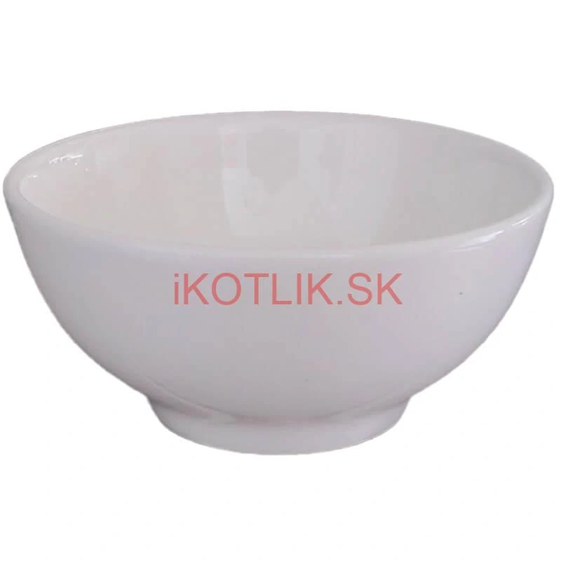 Keramické misky na servírovanie gulášu 15 cm 12 ks biele