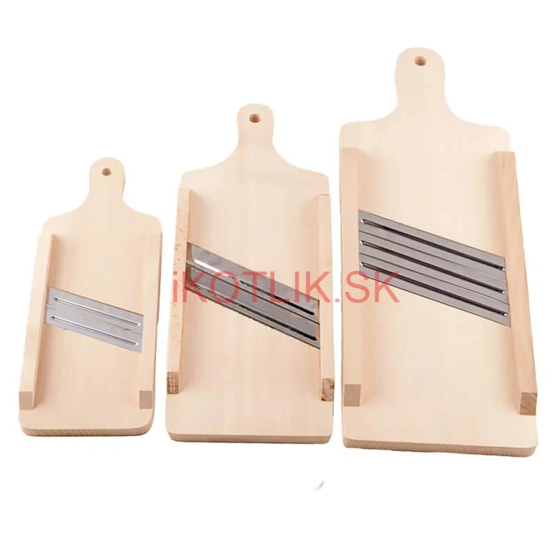 Ručný drevený krájač na kapustu (stredný)