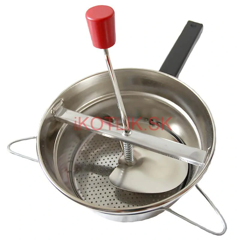 Pasírovač ORIGINAL z nehrdzavejúcej ocele – 3 výmenné sitá