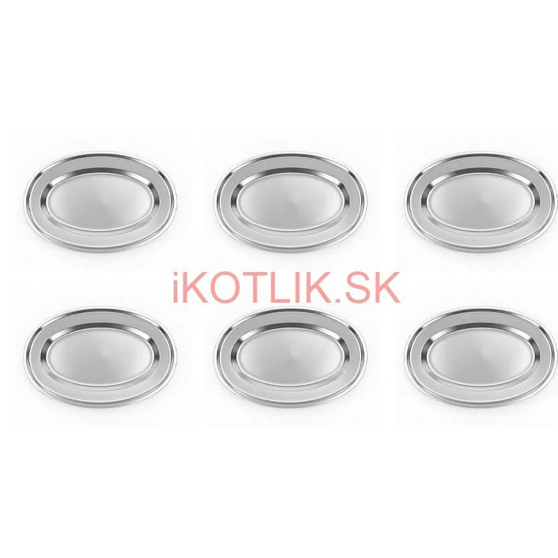 Nerezové podnosy pre catering – set 6 ks (40,5cm) - Servíruj s istotou a štýlom
