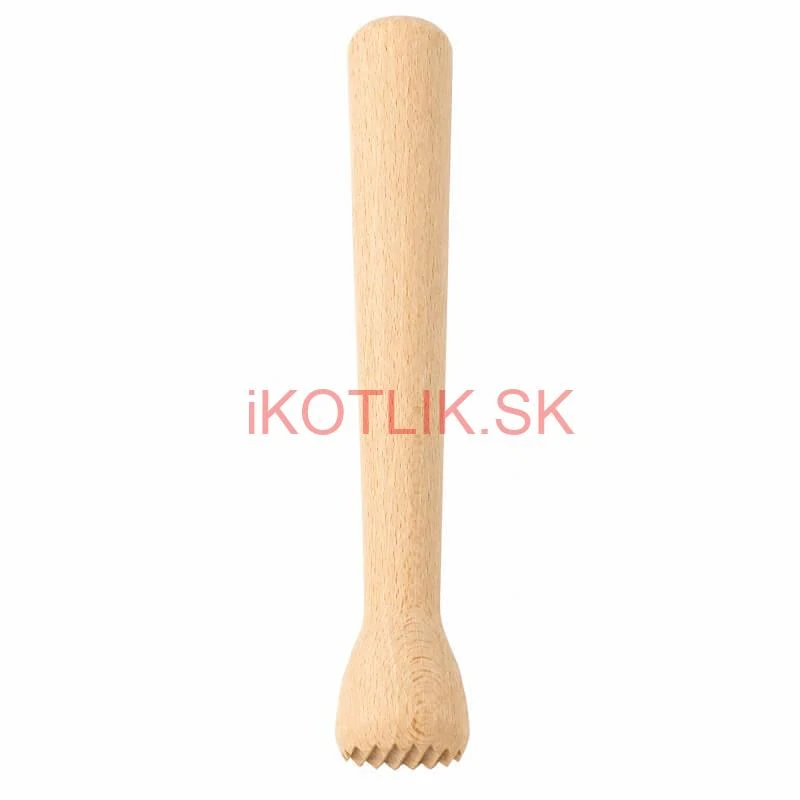 Drevený drvič na cesnak a bylinky 22 cm