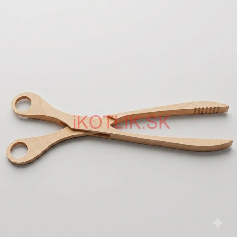Drevené grilovacie kliešte 29 cm