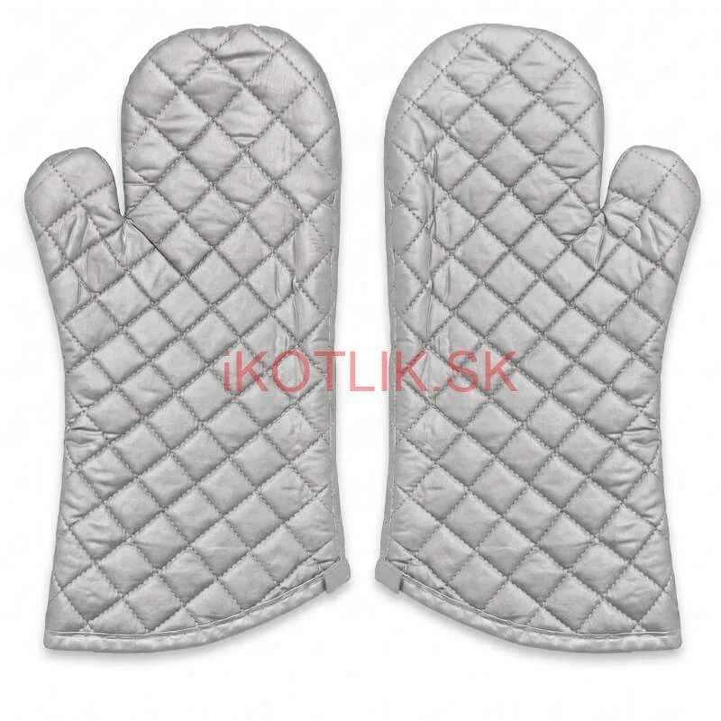Chňapky strieborné dlhé 35 cm — sada 2 ks