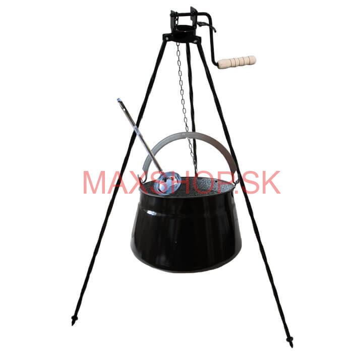 Kotlík na ryby 8 L + trojnožka s kladkou