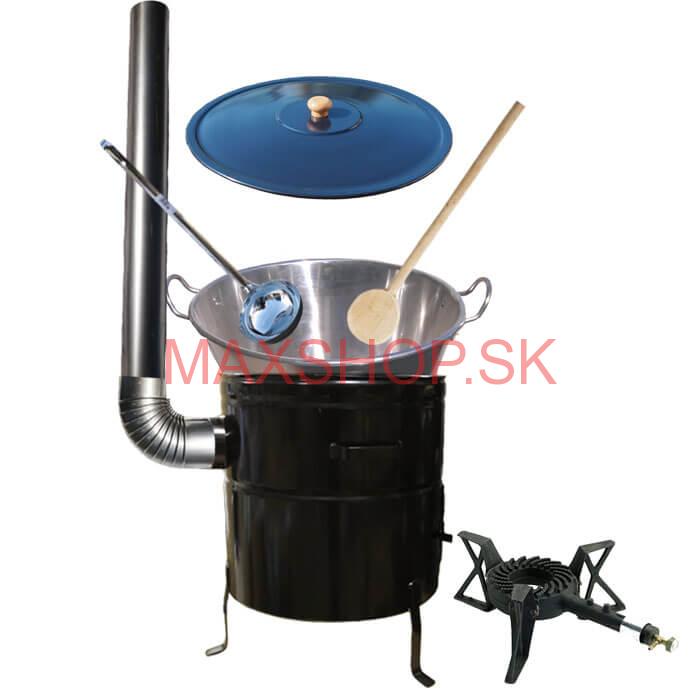 Zabíjačková súprava + nerezový kotol 70 L + horák KEMPER