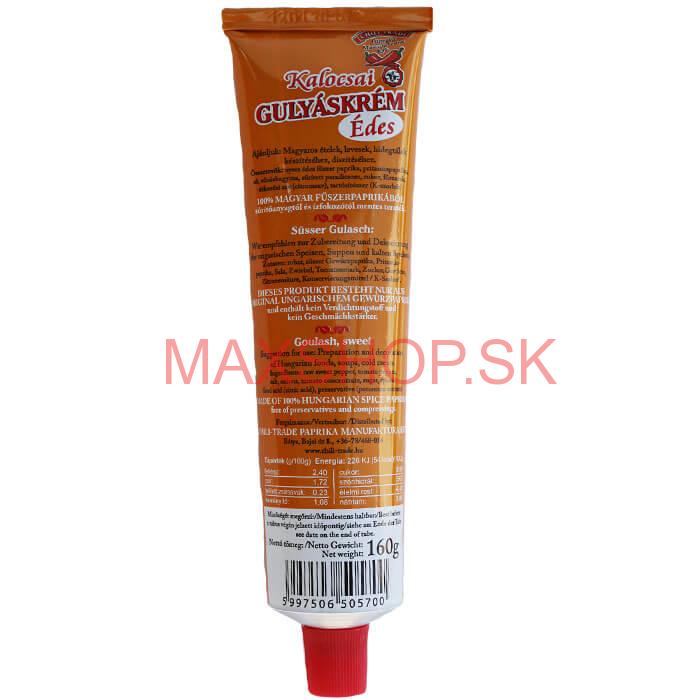 Špecialny sladký krém do gulášu
