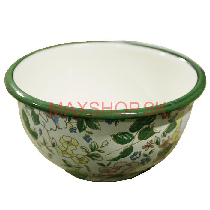 Smaltovaná vzorovaná miska 13 cm DECOR