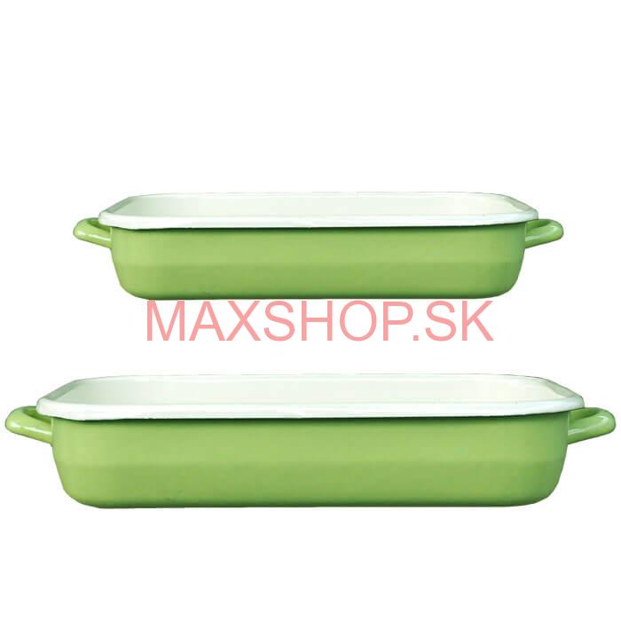 Smaltovane pekáče GREEN 2 ks