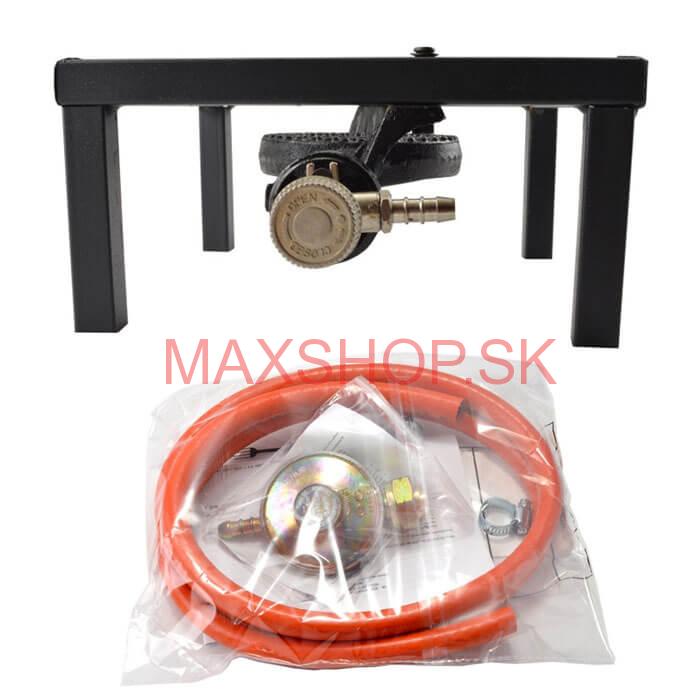 Plynový horák HU 3 kW + tlaková hadica 1,5 m + regulátor tlaku
