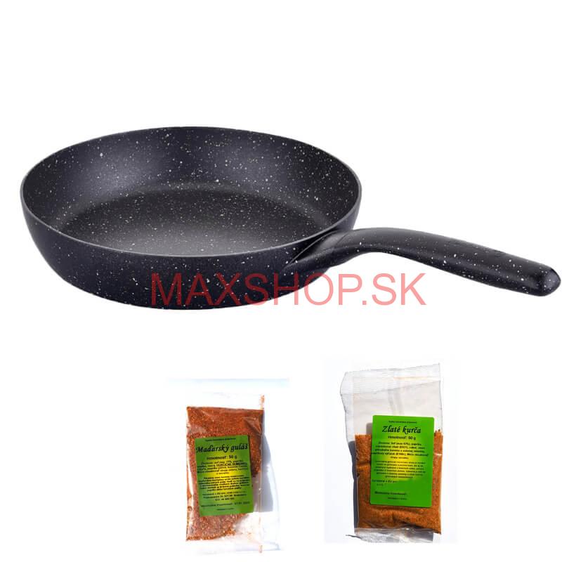 Hrniec s pokrievkou + panvica + korenie Classic Plus Volkanit