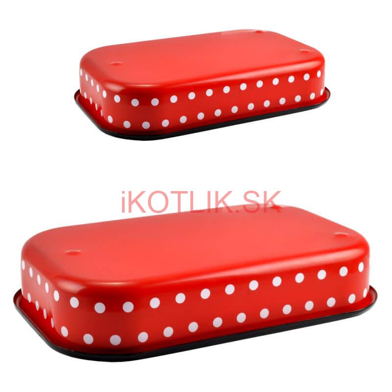 Smaltovane pekáče DECOR 2 ks