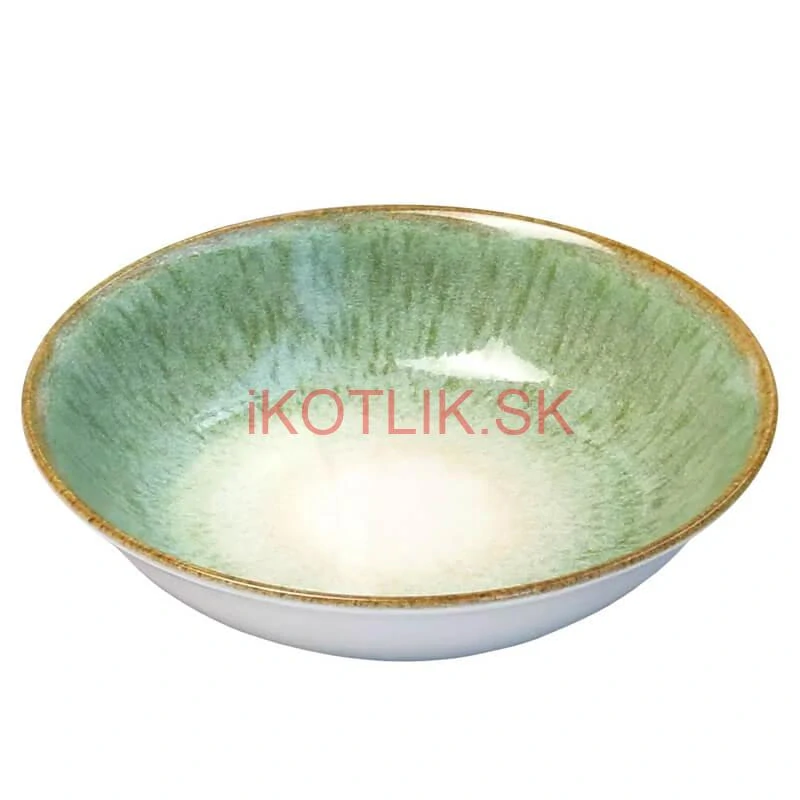 Súprava keramických tanierov 18 ks GREEN