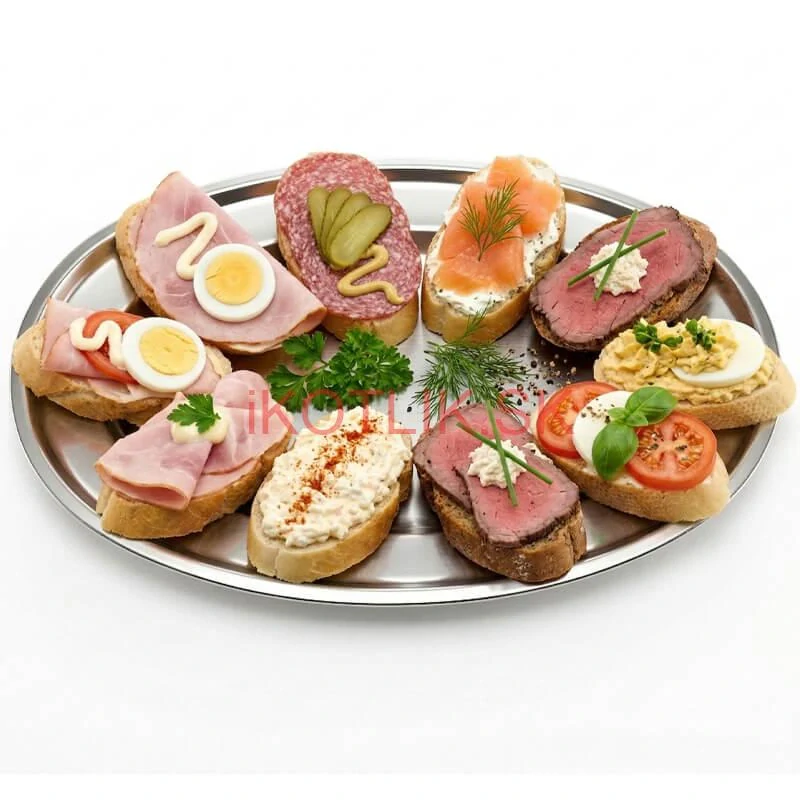 Nerezový oválny podnos (30,5cm) – Odolná servírovacia tácka na mäso aj koláče