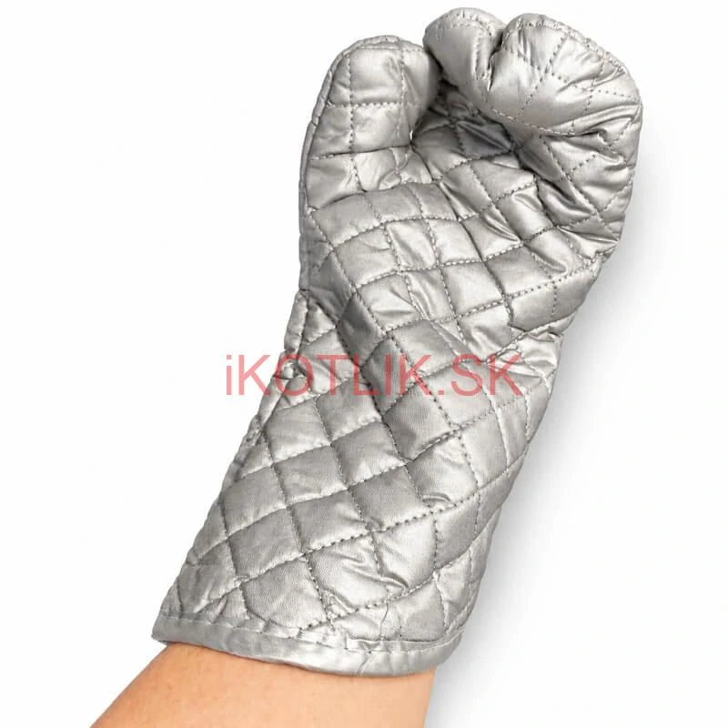 Chňapka strieborná s dlhým rukávom 35 cm